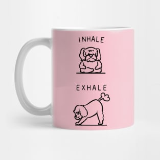 Inhale Exhale Cockapoo Mug